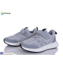 Дитячі кросівки на весну/осінь (8 пар р.32-37) сірий  "Bessky-Kellaifeng"