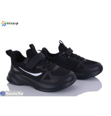 Дитячі кросівки на весну/осінь (8 пар р.31-36) чорний  "Bessky-Kellaifeng"