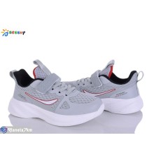 Дитячі кросівки на весну/осінь (8 пар р.31-36) сірий  "Bessky-Kellaifeng"