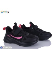 Дитячі кросівки на весну/осінь (8 пар р.31-36) чорний  "Bessky-Kellaifeng"