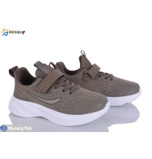 Дитячі кросівки на весну/осінь (8 пар р.31-36) коричневий  "Bessky-Kellaifeng"