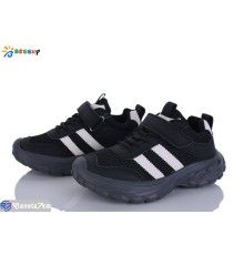 Дитячі кросівки на весну/осінь (8 пар р.32-37) чорний  "Bessky-Kellaifeng"