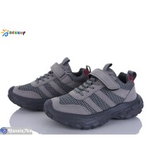 Дитячі кросівки на весну/осінь (8 пар р.32-37) сірий  "Bessky-Kellaifeng"