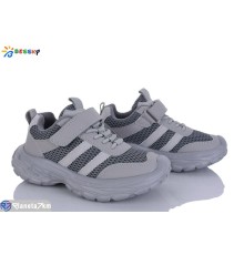 Дитячі кросівки на весну/осінь (8 пар р.32-37) сірий  "Bessky-Kellaifeng"