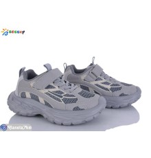 Дитячі кросівки на весну/осінь (8 пар р.32-37) сірий  "Bessky-Kellaifeng"