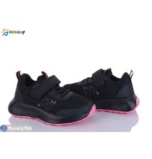 Дитячі кросівки на весну/осінь (8 пар р.26-31) чорний  "Bessky-Kellaifeng"