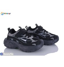 Дитячі кросівки на весну/осінь (8 пар р.27-32) чорний  "Bessky-Kellaifeng"