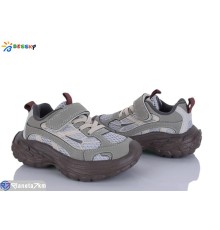 Дитячі кросівки на весну/осінь (8 пар р.27-32) сірий  "Bessky-Kellaifeng"