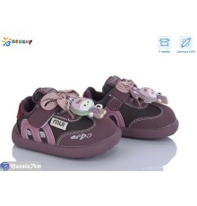 Дитячі кросівки на весну/осінь (8 пар р.17-21) фіолетовий  "Bessky-Kellaifeng"