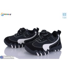 Дитячі кросівки на весну/осінь (8 пар р.22-27) чорний  "Bessky-Kellaifeng"