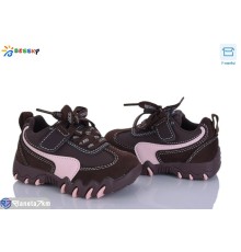 Дитячі кросівки на весну/осінь (8 пар р.22-27) коричневий  "Bessky-Kellaifeng"