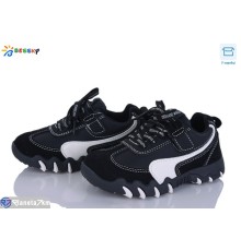 Дитячі кросівки на весну/осінь (8 пар р.27-32) чорний  "Bessky-Kellaifeng"