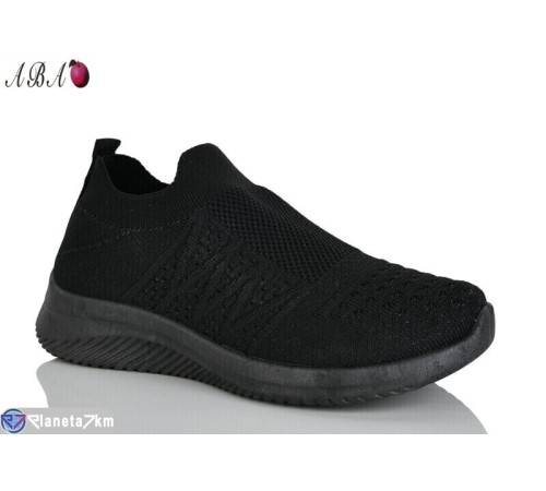 Кросівки жіночі на літо (8 пар р.36-41) чорний  "Aba"