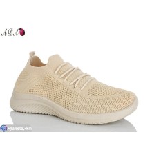 Кросівки жіночі на літо (8 пар р.36-41) бежевий  "Aba"