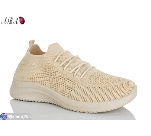 Кросівки жіночі на літо (8 пар р.36-41) бежевий  "Aba"
