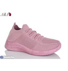 Кросівки жіночі на літо (8 пар р.36-41) рожевий  "Aba"