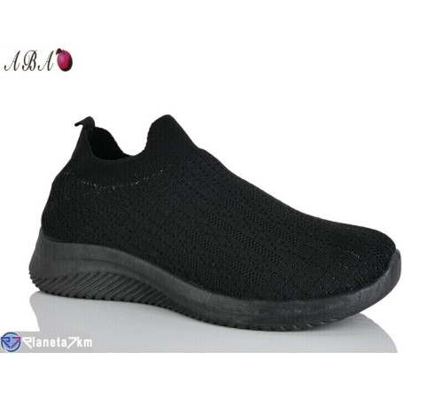 Кросівки жіночі на літо (8 пар р.36-41) чорний  "Aba"