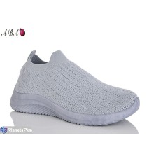 Кросівки жіночі на літо (8 пар р.36-41) сірий  "Aba"