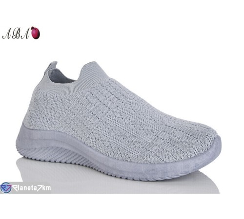 Кросівки жіночі на літо (8 пар р.36-41) сірий  "Aba"