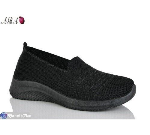 Сліпони жіночі на літо (8 пар р.36-41) чорний  "Aba"