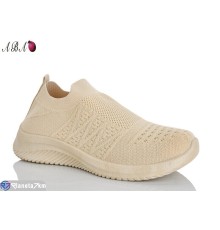 Кросівки жіночі на літо (8 пар р.36-41) бежевий  "Aba"