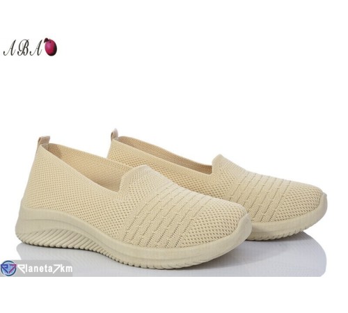 Сліпони жіночі на літо (8 пар р.36-41) бежевий  "Aba"
