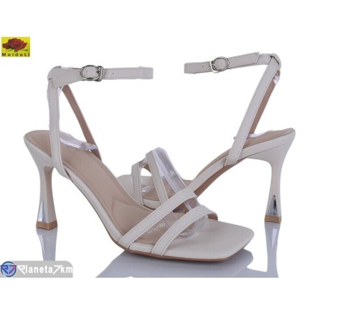 Босоніжки жіночі на літо (6 пар р.36-40) бежевий  "Mei De Li"