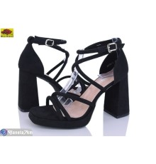 Туфлі жіночі на літо (6 пар р.36-40) чорний  "Mei De Li"