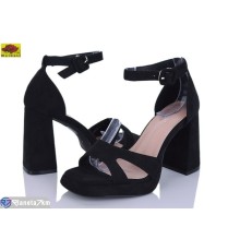 Туфлі жіночі на літо (6 пар р.36-40) чорний  "Mei De Li"