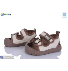 Дитячі босоніжки на літо (8 пар р.16-20) коричневий  "Bessky-Kellaifeng"
