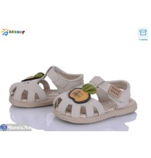 Дитячі босоніжки на літо (8 пар р.17-21) сірий  "Bessky-Kellaifeng"