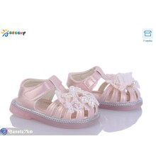 Дитячі босоніжки на літо (8 пар р.17-21) рожевий  "Bessky-Kellaifeng"