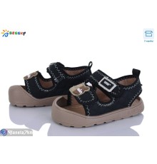 Дитячі босоніжки на літо (8 пар р.22-26) чорний  "Bessky-Kellaifeng"