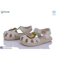 Дитячі босоніжки на літо (8 пар р.22-26) сірий  "Bessky-Kellaifeng"