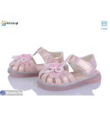 Дитячі босоніжки на літо (8 пар р.22-26) рожевий  "Bessky-Kellaifeng"