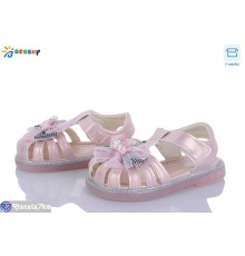 Дитячі босоніжки на літо (8 пар р.22-26) рожевий  "Bessky-Kellaifeng"