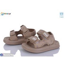 Дитячі босоніжки на літо (8 пар р.22-27) коричневий  "Bessky-Kellaifeng"
