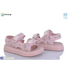 Дитячі босоніжки на літо (8 пар р.22-27) рожевий  "Bessky-Kellaifeng"