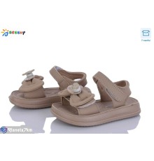 Дитячі босоніжки на літо (8 пар р.22-27) коричневий  "Bessky-Kellaifeng"
