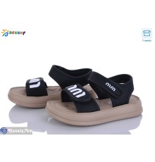 Дитячі босоніжки на літо (8 пар р.26-31) чорний  "Bessky-Kellaifeng"