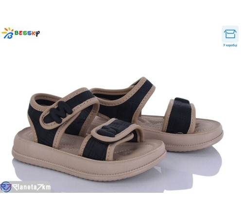 Дитячі босоніжки на літо (8 пар р.26-31) чорний  "Bessky-Kellaifeng"