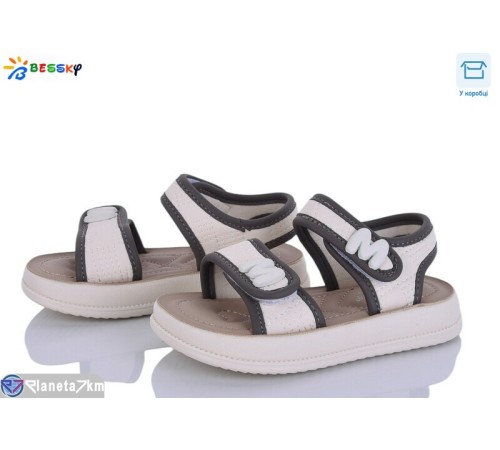 Дитячі босоніжки на літо (8 пар р.26-31) бежевий  "Bessky-Kellaifeng"