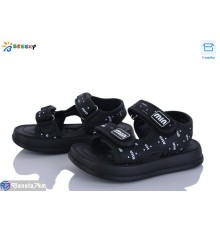 Дитячі босоніжки на літо (8 пар р.26-31) чорний  "Bessky-Kellaifeng"