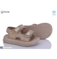 Дитячі босоніжки на літо (8 пар р.26-31) коричневий  "Bessky-Kellaifeng"