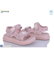 Дитячі босоніжки на літо (8 пар р.26-31) рожевий  "Bessky-Kellaifeng"