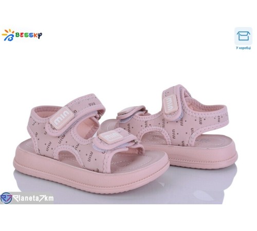 Дитячі босоніжки на літо (8 пар р.26-31) рожевий  "Bessky-Kellaifeng"