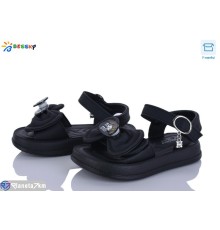Дитячі босоніжки на літо (8 пар р.26-31) чорний  "Bessky-Kellaifeng"
