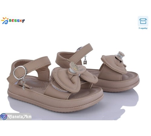 Дитячі босоніжки на літо (8 пар р.26-31) коричневий  "Bessky-Kellaifeng"