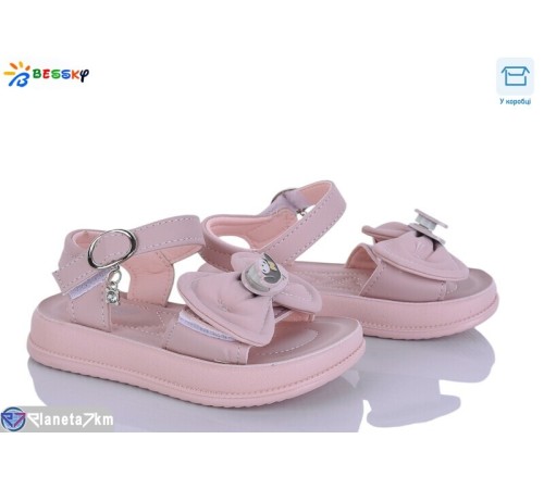 Дитячі босоніжки на літо (8 пар р.26-31) рожевий  "Bessky-Kellaifeng"