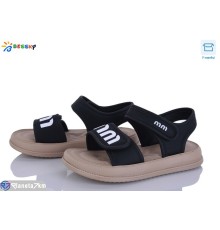 Дитячі босоніжки на літо (8 пар р.31-36) чорний  "Bessky-Kellaifeng"